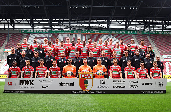 Mannschaftsfototermin FC Augsburg