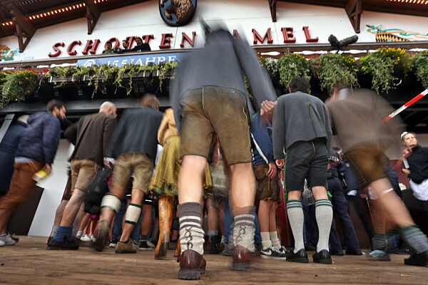 Start des 187. Münchner Oktoberfests