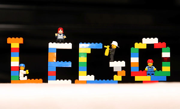 Illustration zum Thema "LEGO"