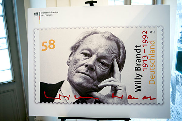 Vorstellung Sonderbriefmarke 100. Geburtstag Willy Brandt