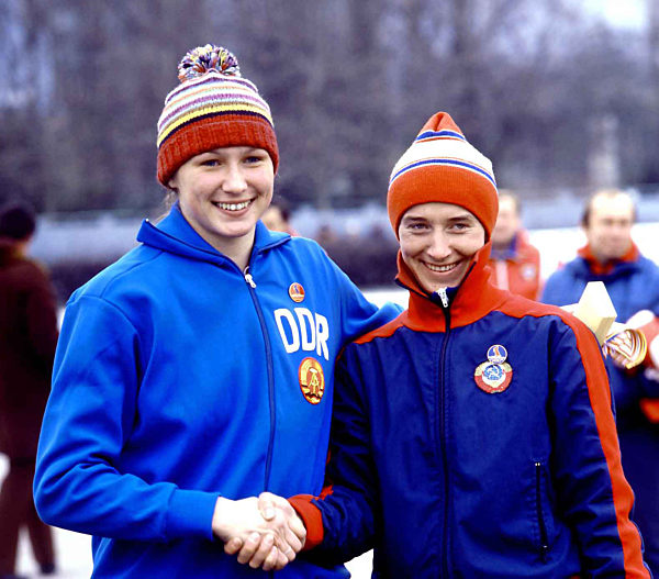 Eisschnelllauf - Karin Enke Sprint-Weltmeisterin 1981