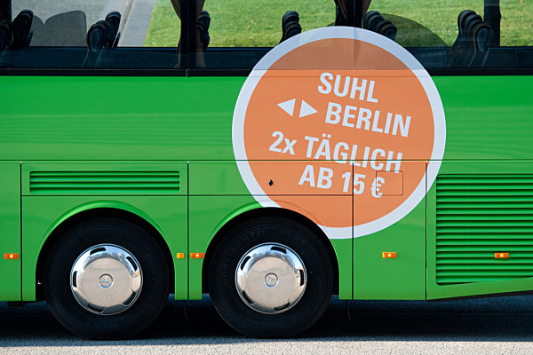 Start der Fernbuslinie "MeinFernbus.de"