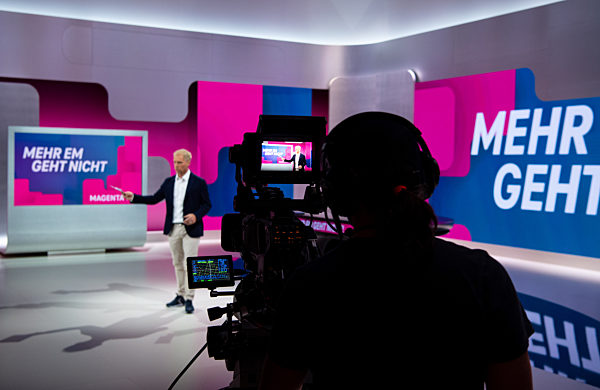 Vorstellung des EM-Studios von MagentaTV