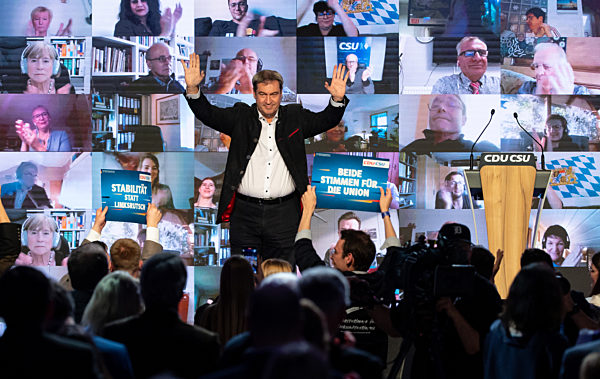 Wahlkampf CDU und CSU - offizieller Wahlkampfabschluss