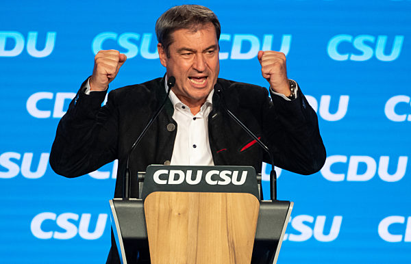 Wahlkampf CDU und CSU - offizieller Wahlkampfabschluss