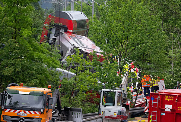 Tote bei Zugunglück in Oberbayern