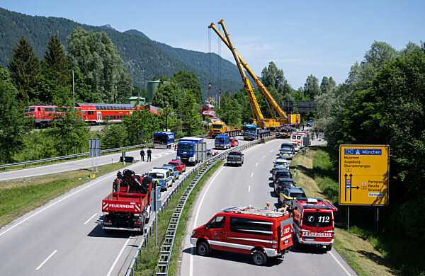 Tote bei Zugunglück in Oberbayern
