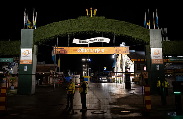 Vor dem Start des 187. Münchner Oktoberfests