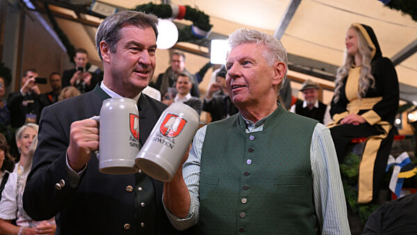 Start des 187. Münchner Oktoberfests - Fassanstich