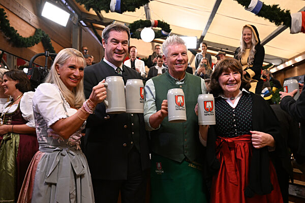 Start des 187. Münchner Oktoberfests - Fassanstich
