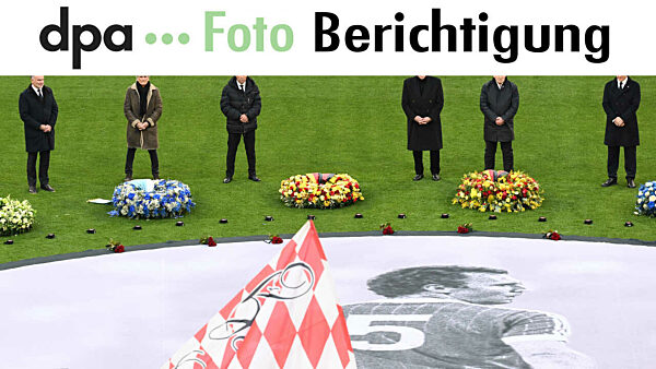 Gedenkfeier für Franz Beckenbauer