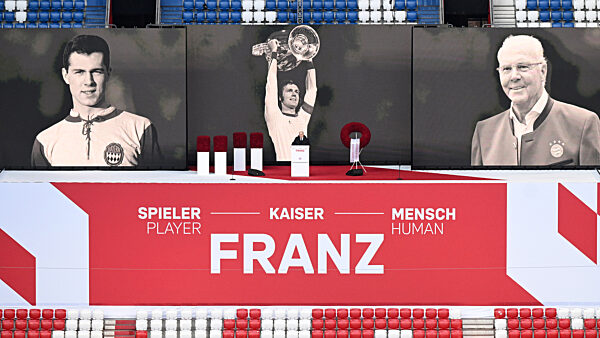 Gedenkfeier für Franz Beckenbauer