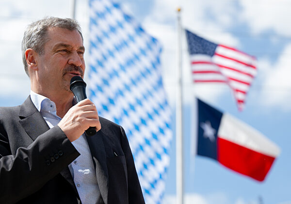 Bayerns Ministerpräsident Söder in den USA