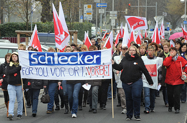 Schlecker-Demonstration in Hannover
