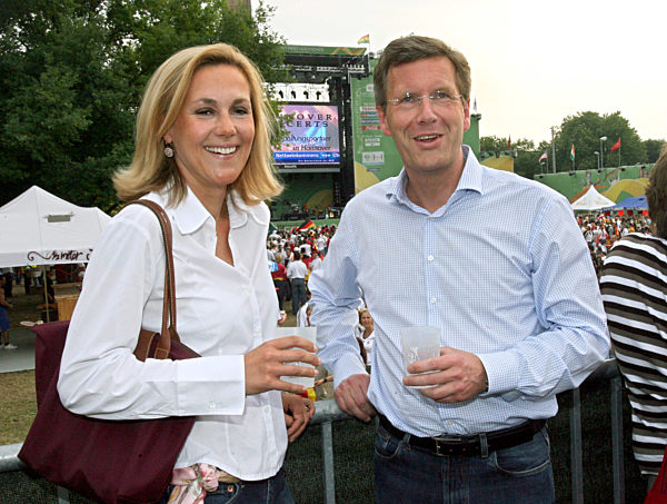 Christian Wulff mit Lebensgefährtin Bettina Körner