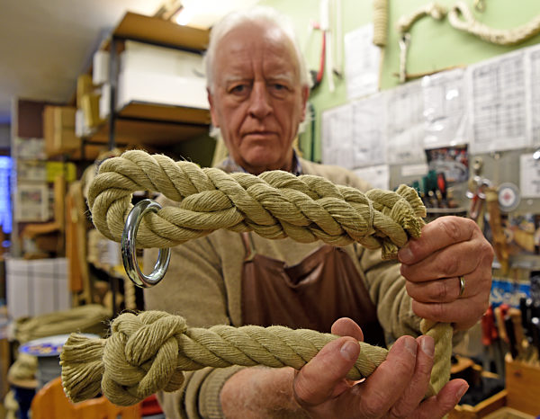 Arbeit in hannoverscher Seilerei