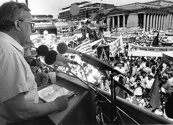 1983 - Gewerkschafter gegen Arbeitslosigkeit