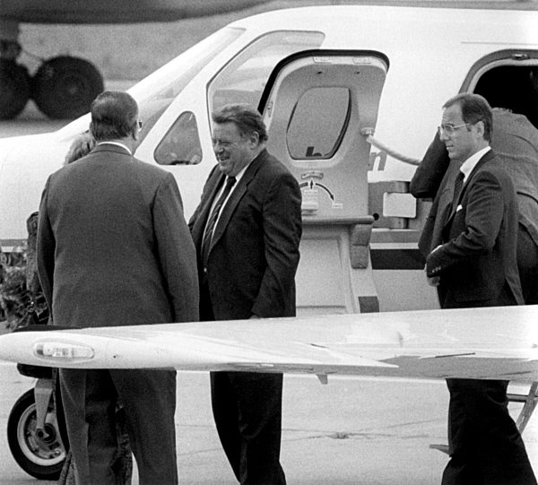 Franz Josef Strauß in Leipzig