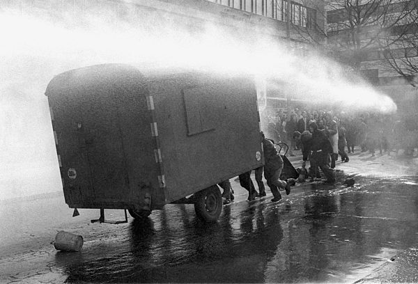 Protestdemonstrationen nach Attentat auf Dutschke