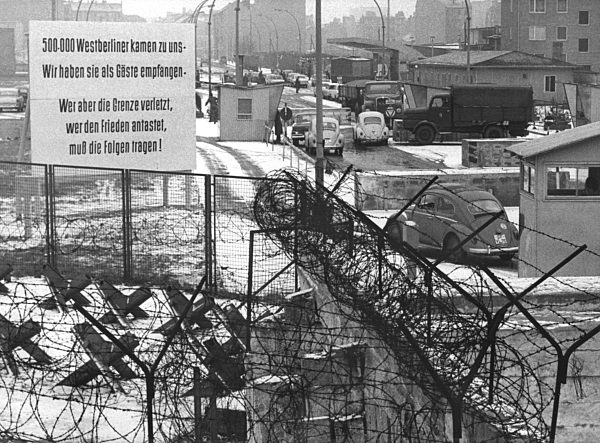 Propaganda an der Berliner Mauer