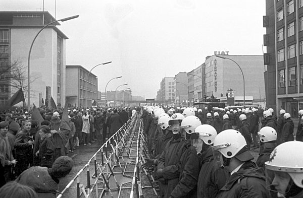 Demonstration against SPD in West-Berlin
