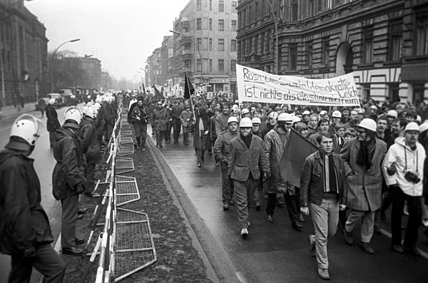 Demonstration against SPD in West-Berlin