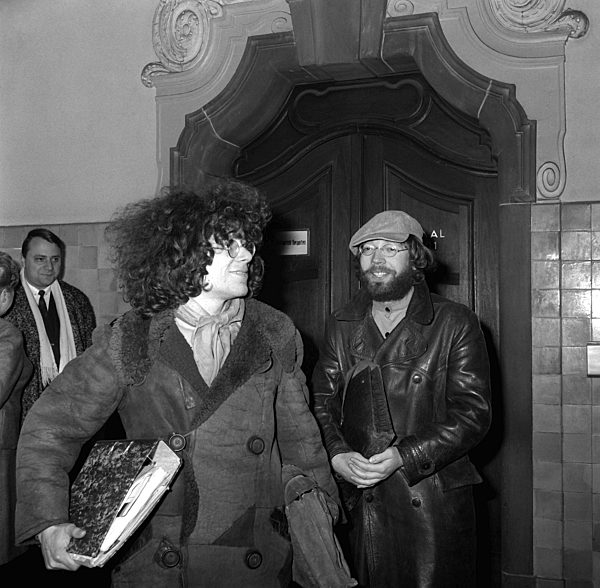 Rainer Langhans and Fritz Teufel in court