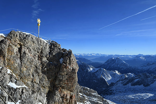 Bilderbuchwetter auf der Zugspitze