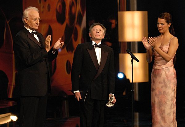 EDMUNDSTOIBER und DESIREE NOSBUSCH applaudieren ROMAN POLANSKI beim...
