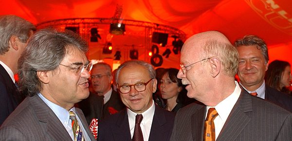 FOCUS Chefredakteur Helmut Markwort, Verleger  Hubert Burda und...