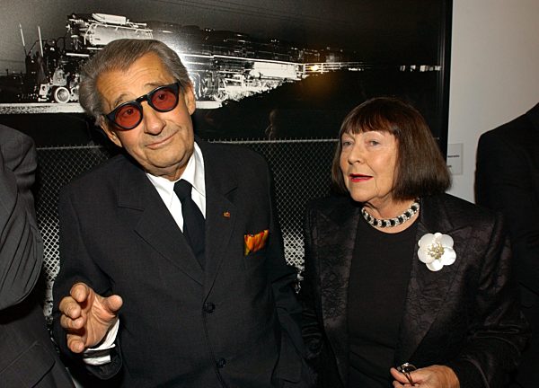 Helmut Newton mit Ehefrau June bei der Benefizgala zugunsten der Deutschen...