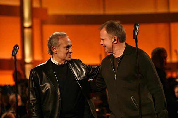 José Carreras und Herbert Grönemeyer bei der José Carreras-Gala in Leipzig
