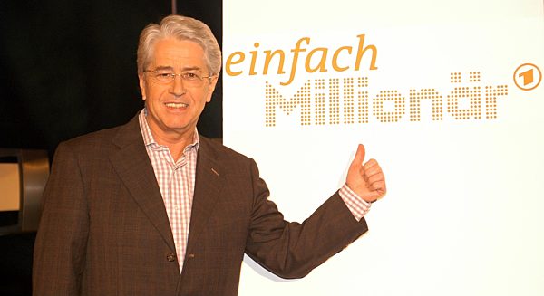 Frank Elstner bringt seine neue Show "Einfach Millionär" in die ARD...