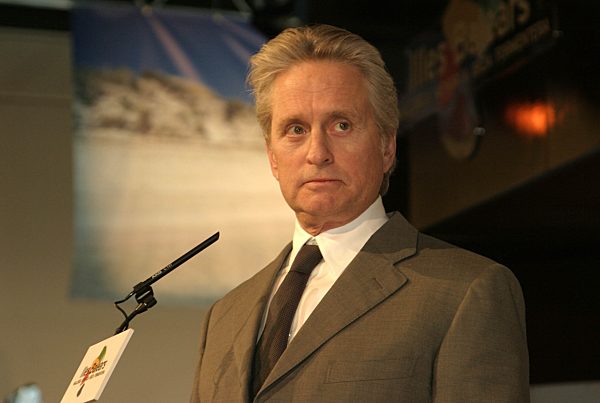 Hollywood-Star Michael Douglas wirbt auf der ITB...