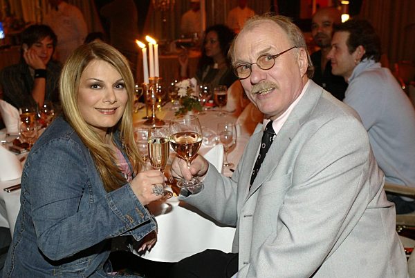 Marianne Rosenberg und ihr ehemaliger Deutschlehrer Wolff-Ruediger Timm auf...