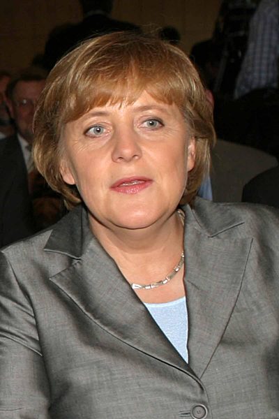 Angela Merkel beim Tag der Deutschen Bauindustrie in Berlin am 15. Juni 2005