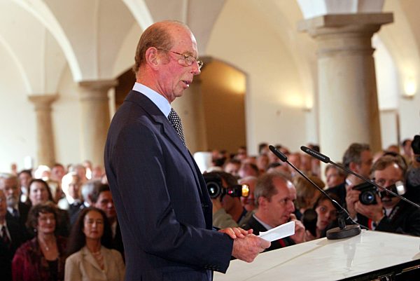 Prinz Edward, Herzog von Kent
Empfang zur Einweihung der Frauenkirche in...
