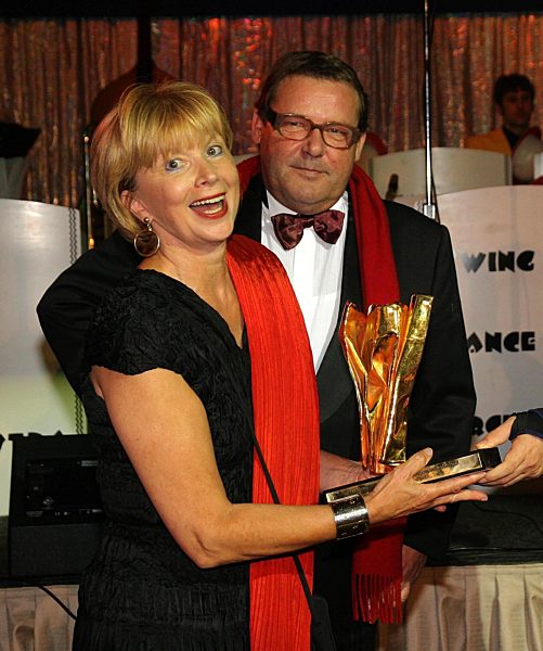 Ursela Monn und Walter Plathe
Berliner Theaterball 2005 im Palais am Funkturm