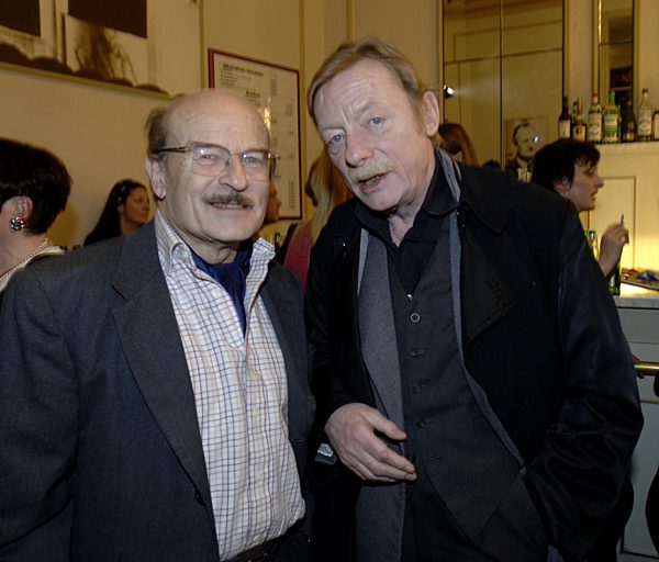 Volker Schloendorff und Otto Sander
Premiere "Ernst - und seine tiefere...