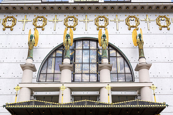 Detail der Otto Wagner Kirche zum Hl. Leopold am Steinhof