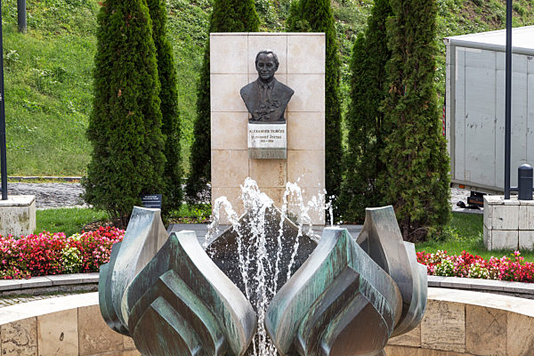Denkmal von Alexander Dubcek in Bratislava, Slowakei