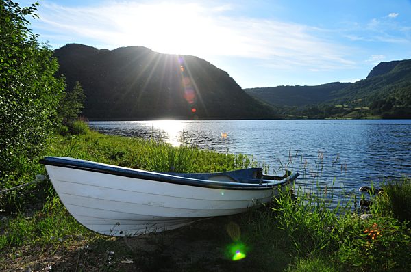 lake and boat