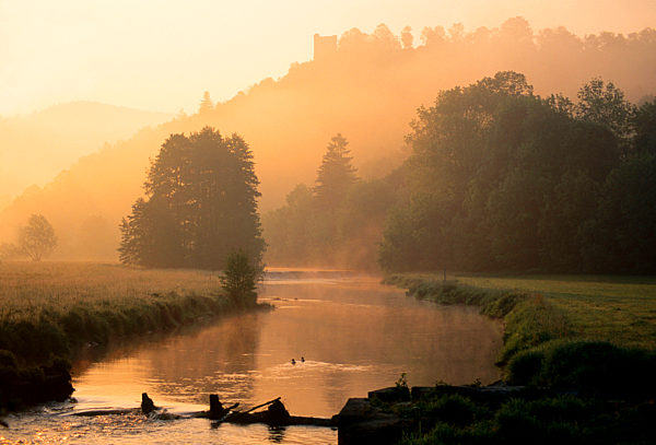 Fraenkische Schweiz, Oberfranken, Bayern, Tal der Wiesent...