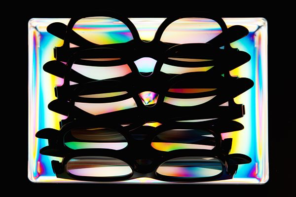 3D glasses in polarized light