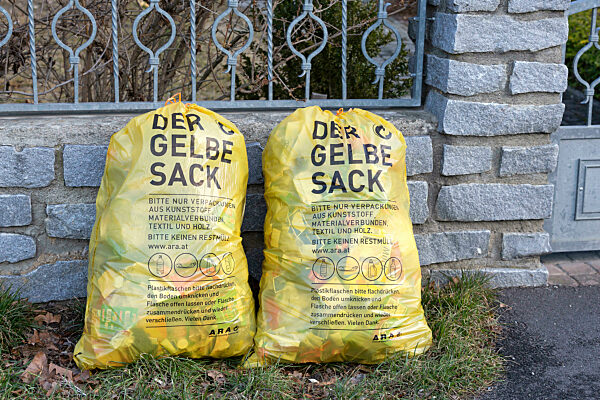 Yellow Bags  Plastic Collection