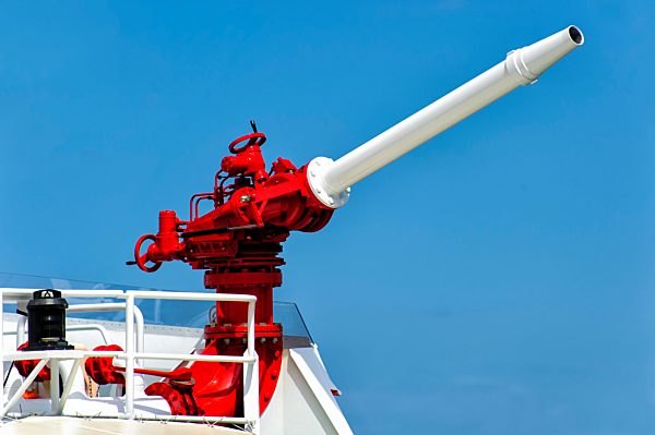 Water cannon a rescue cruiser