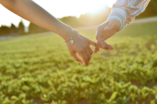 Young Couple. In Love, Engaged, Married