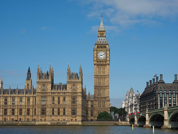 Houses of Parliament alias Westminster Palace in London, UK