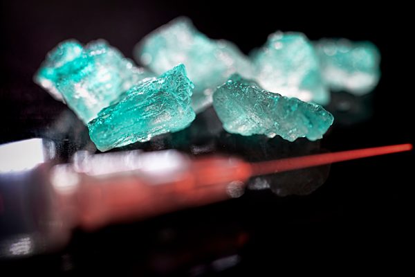 Crystal meth, symbolic picture