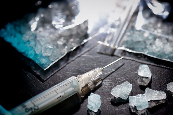 Crystal meth, symbolic picture